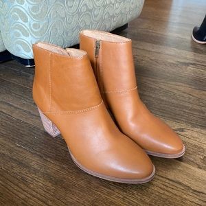 NWOT Madewell booties size 10